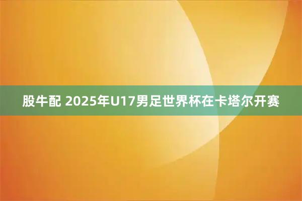 股牛配 2025年U17男足世界杯在卡塔尔开赛